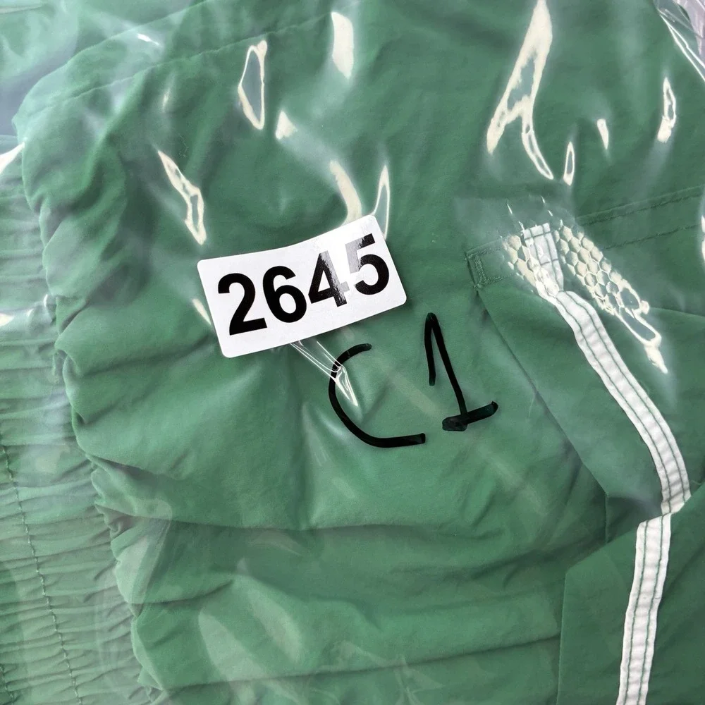 Free People FP Movement Champ Is Here Track Pants Medium Green Nylon Wide Leg